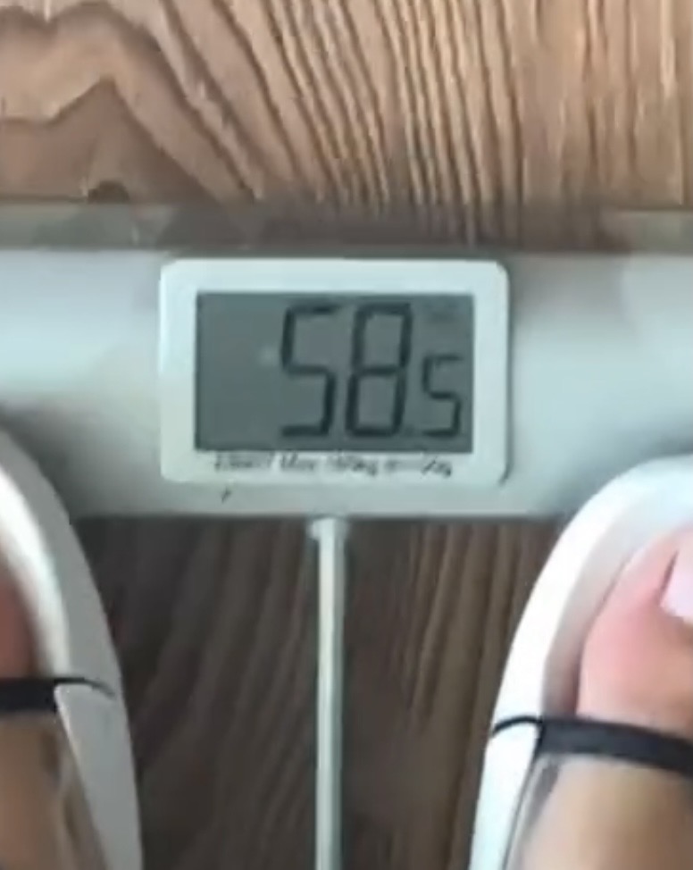 Starting weight 58kg